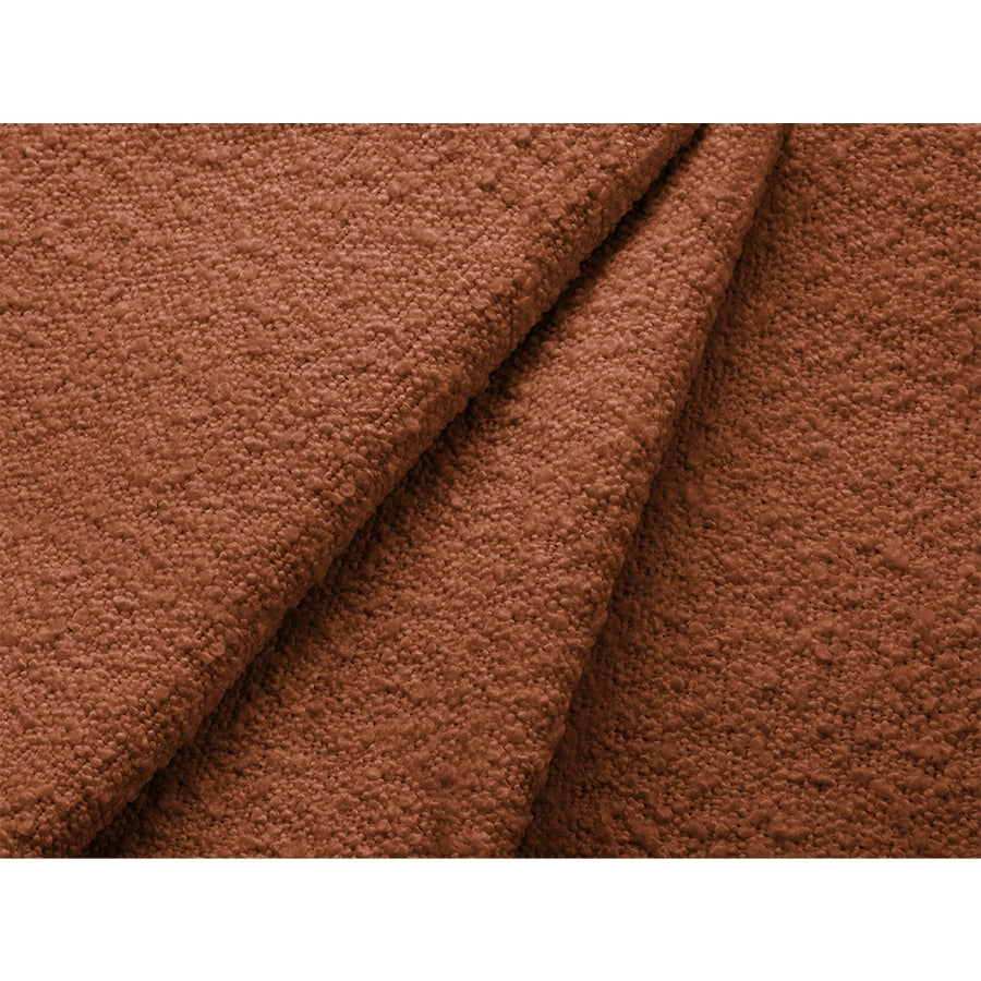 Canapea teracota cu colt boucle Domo Left