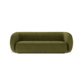 Canapea verde olive pentru 3 persoane Boucle Kate