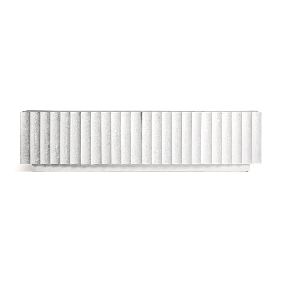 Comoda TV alba din MDF 200 cm Mulcey