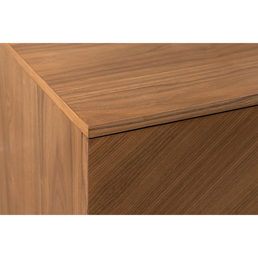 Comoda TV maro nuc din lemn 180 cm Grandezza