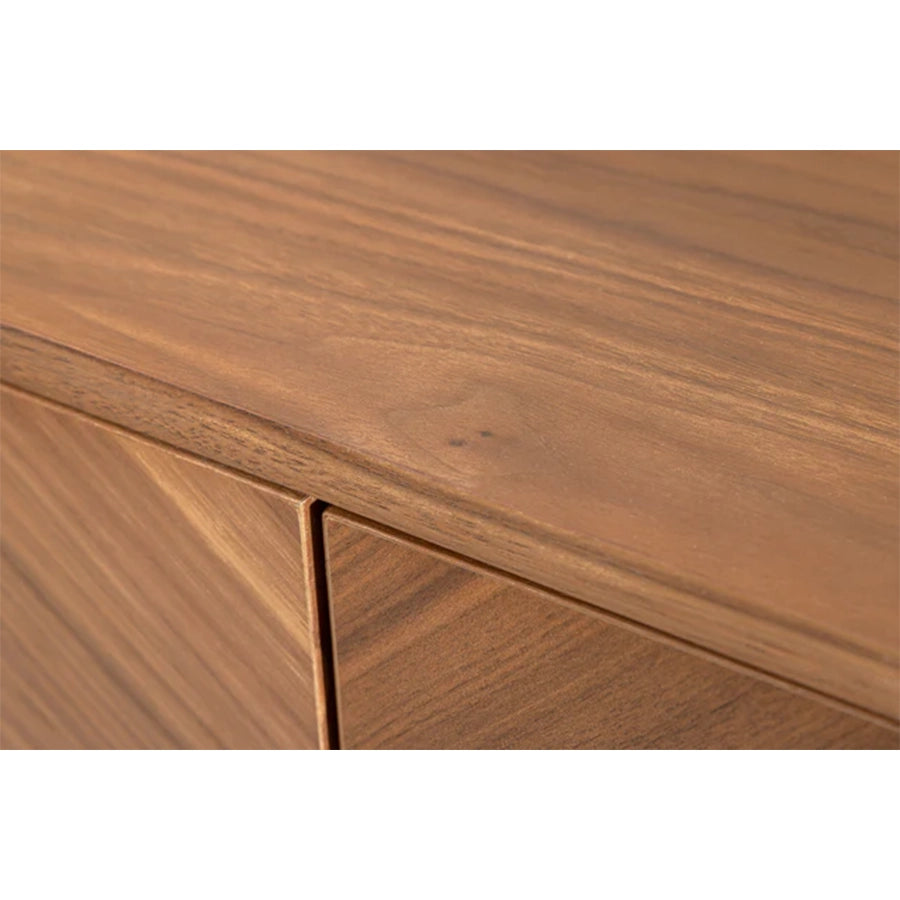 Comoda TV maro nuc din lemn 180 cm Grandezza