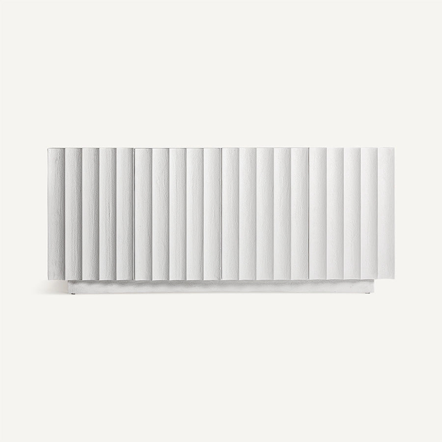 Comoda alba din MDF 180 cm Mulcey