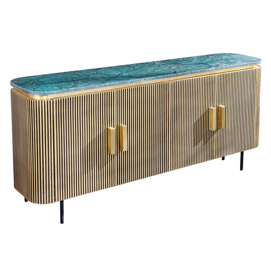 Comoda gold verde din marmura Veneziano Invicta Interior