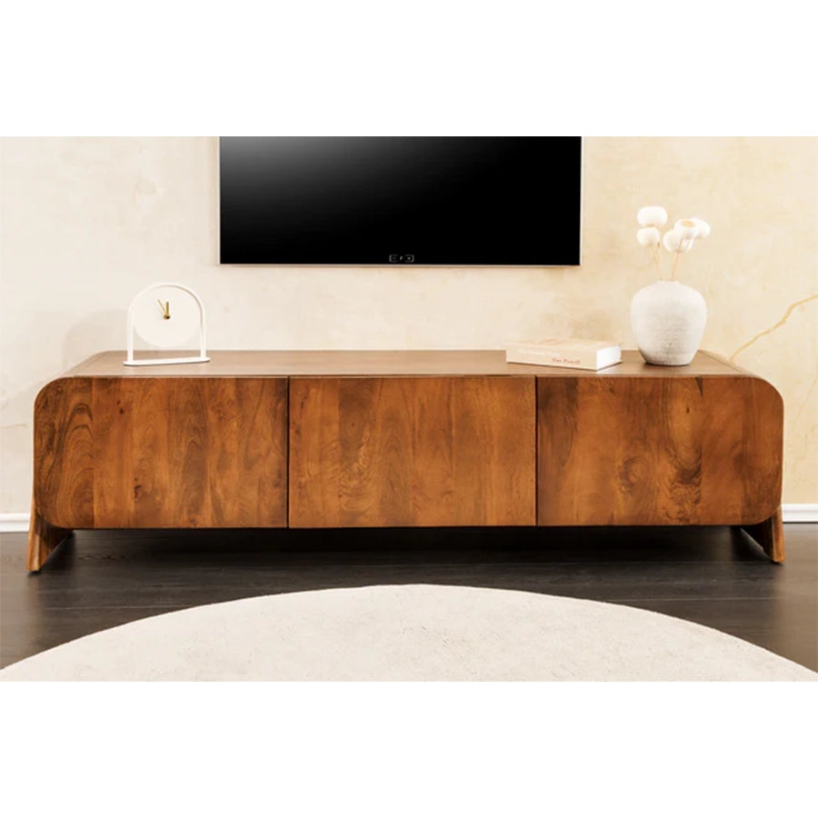 Comoda maro TV din lemn de mango 160 cm Brasil