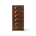 Comoda maro cu 6 sertare Chest Chocolate