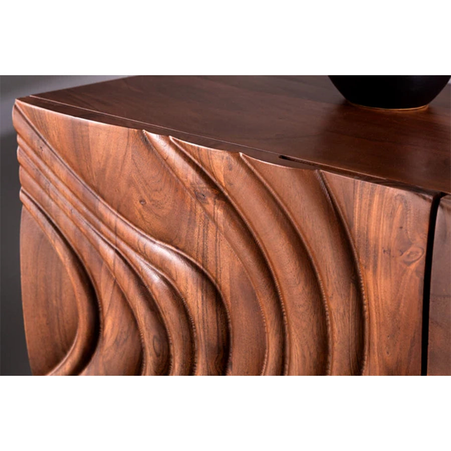 Comoda maro deschis din lemn 175 cm Fluid