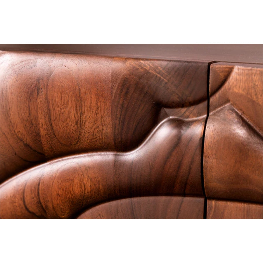Comoda maro deschis din lemn 175 cm Fluid