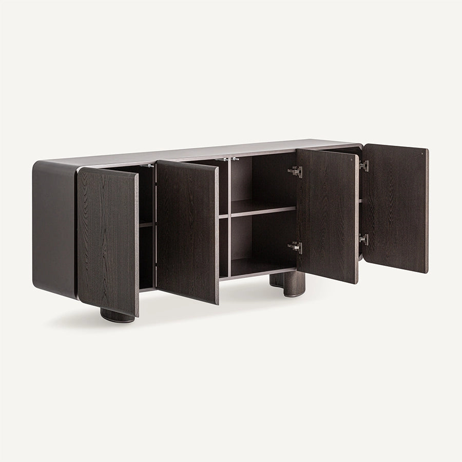 Comoda maro din MDF 200 cm Pravia