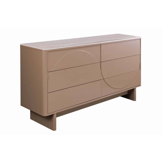 Comoda maro din MDF si ceramica 150 cm Savoy