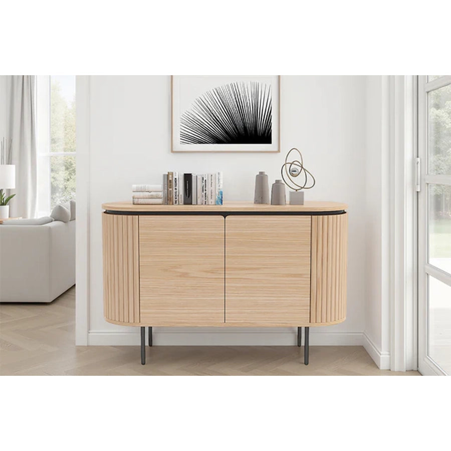 Comoda maro din lemn 120 cm Atelier