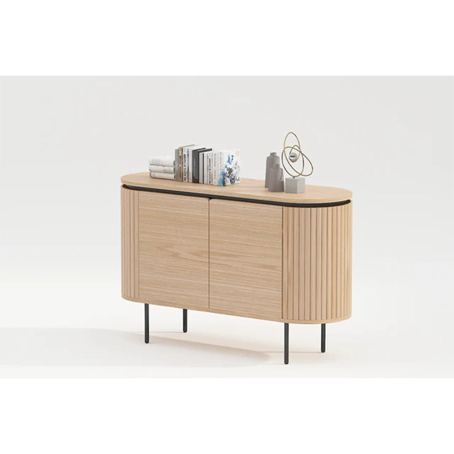 Comoda maro din lemn 120 cm Atelier