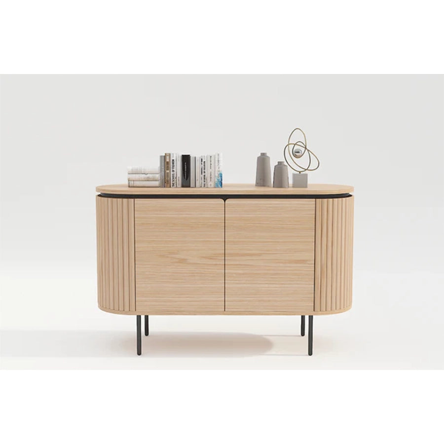 Comoda maro din lemn 120 cm Atelier