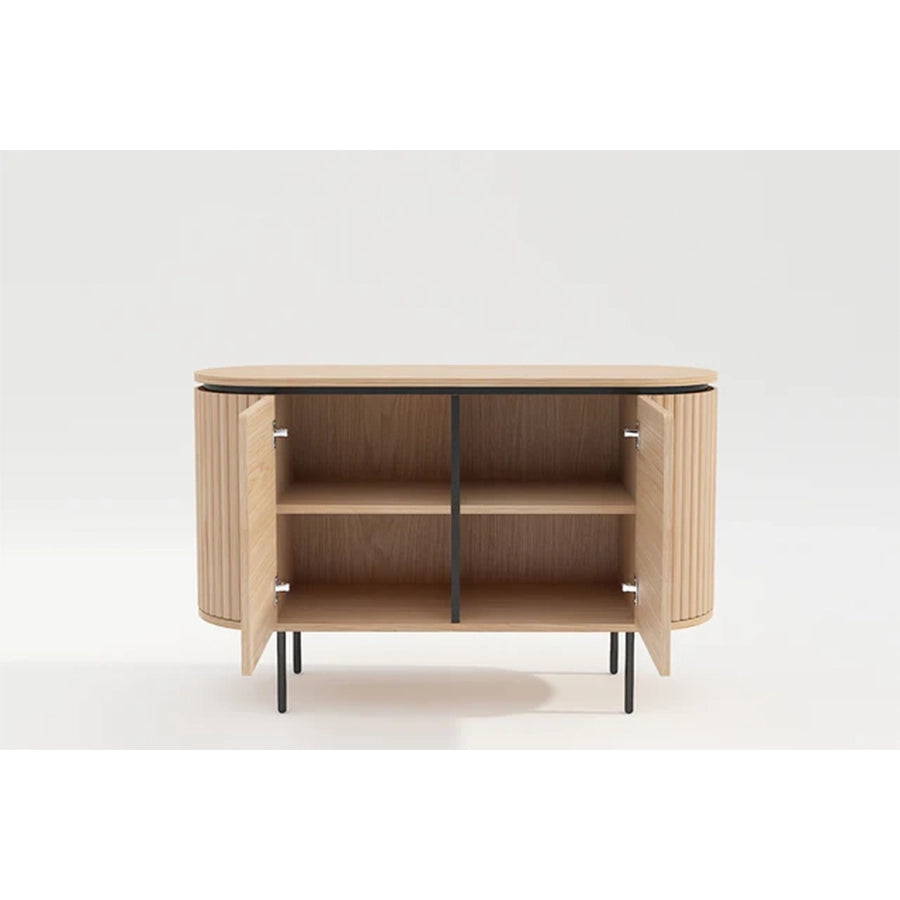 Comoda maro din lemn 120 cm Atelier
