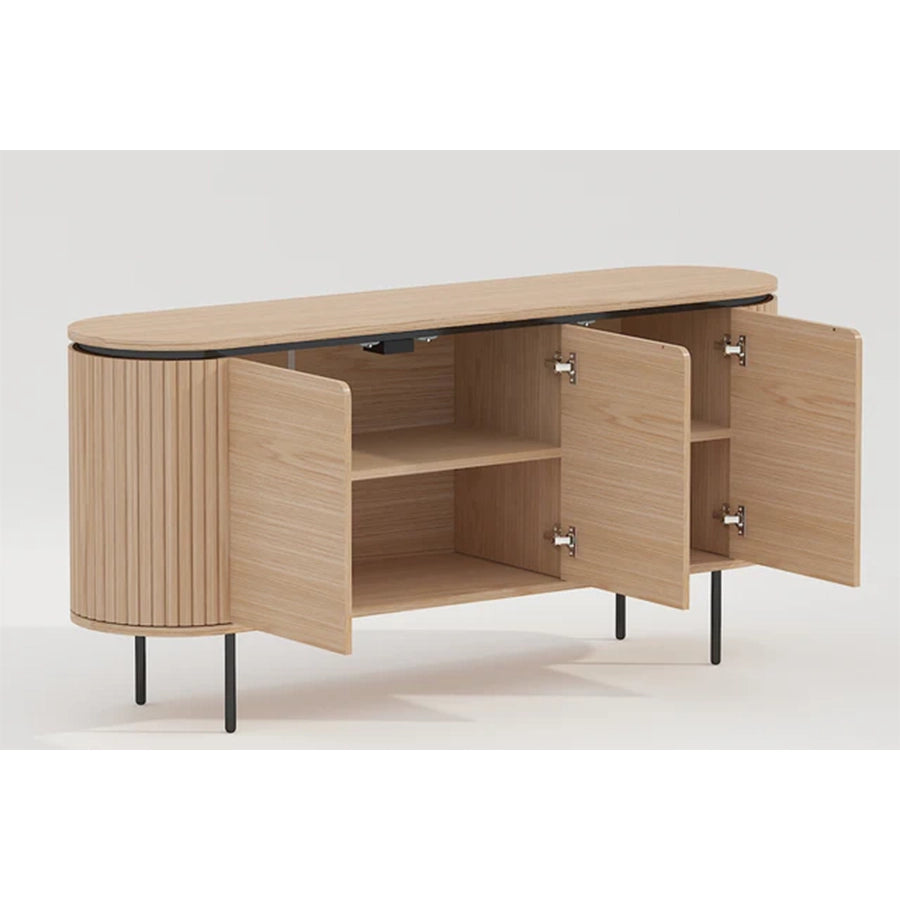 Comoda maro din lemn 160 cm Atelier