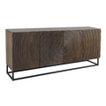 Comoda maro din lemn 160 cm Zen Circle