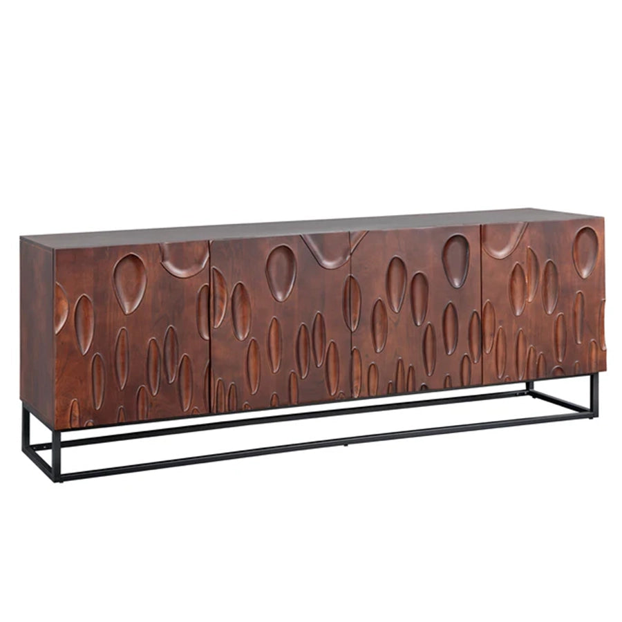 Comoda maro din lemn 175 cm Dune