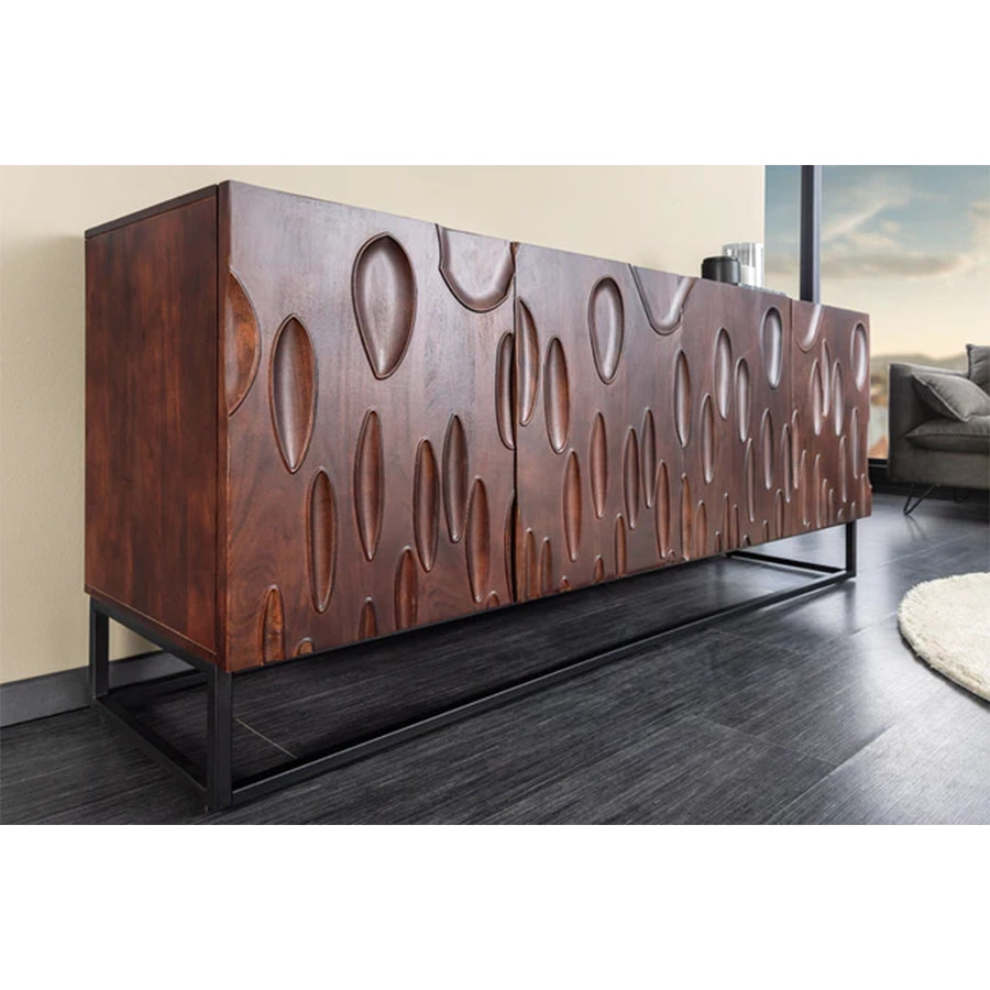 Comoda maro din lemn 175 cm Dune