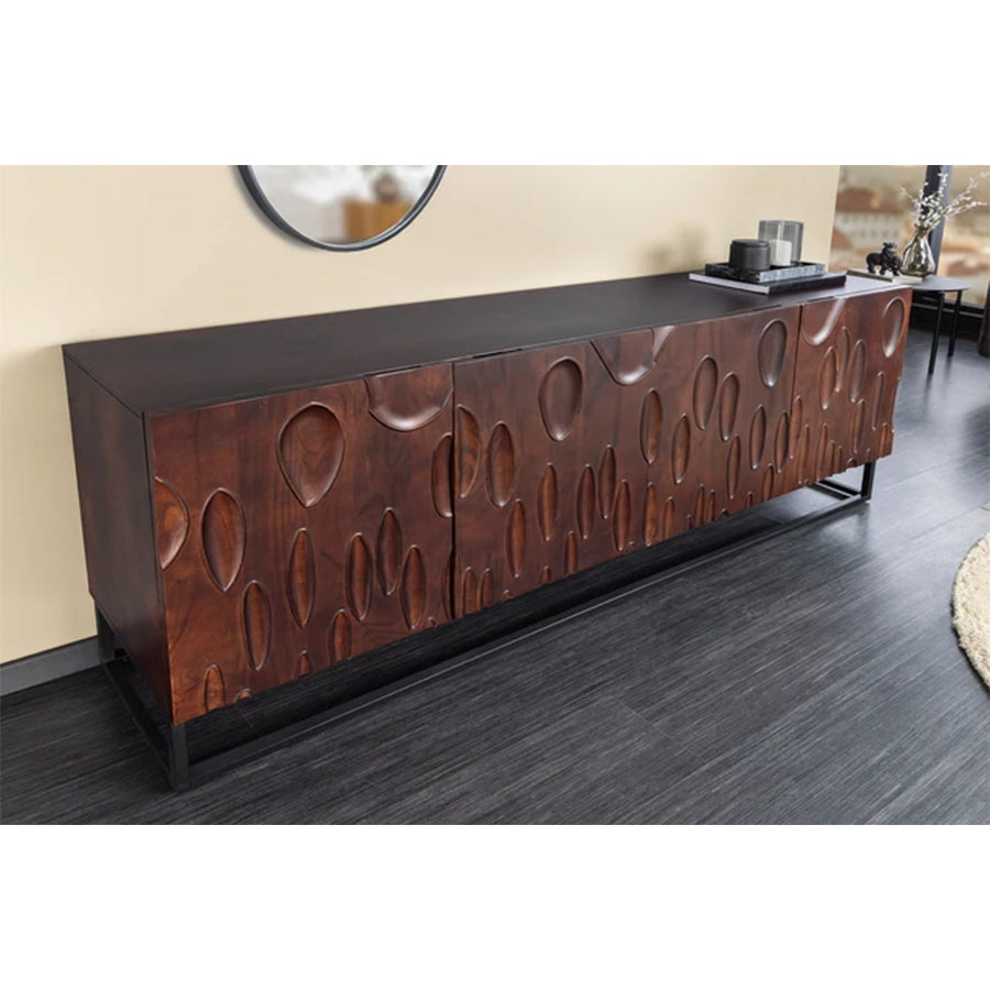 Comoda maro din lemn 175 cm Dune