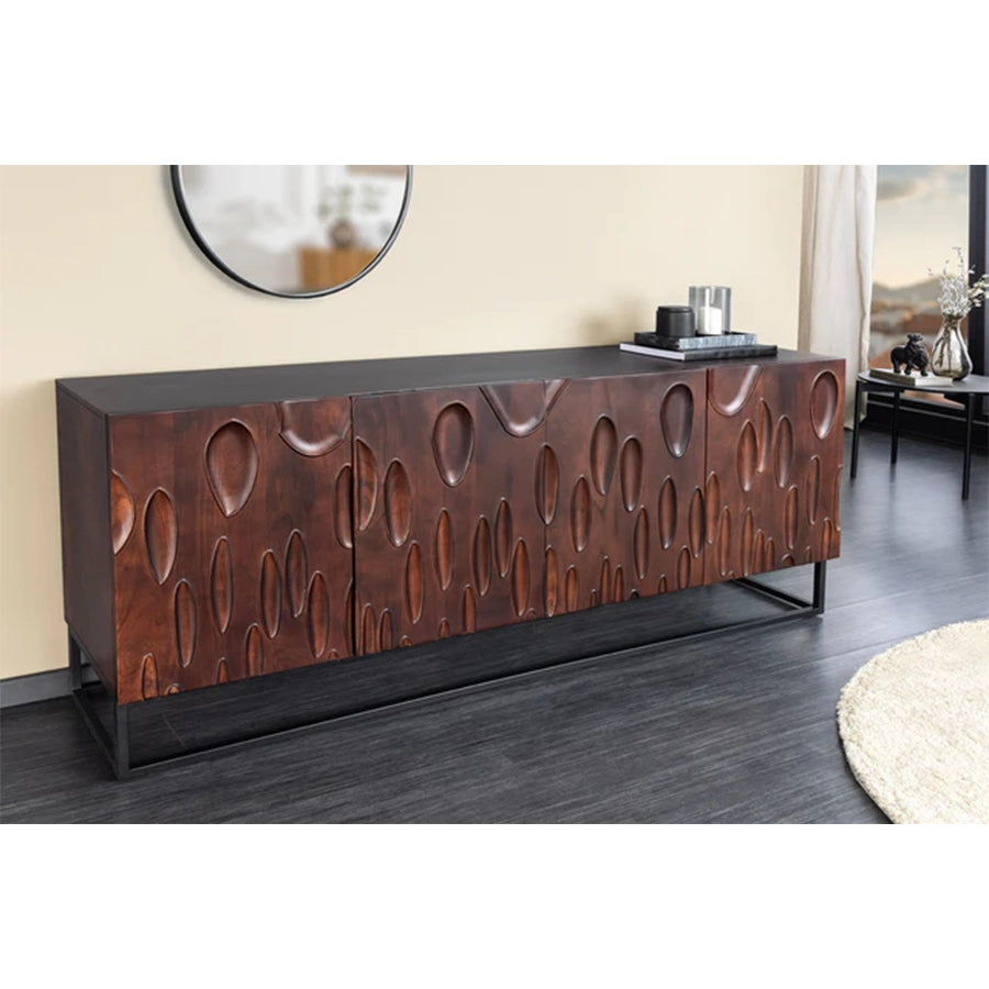 Comoda maro din lemn 175 cm Dune