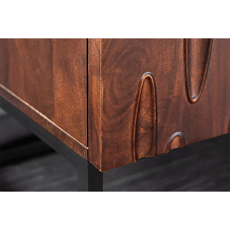 Comoda maro din lemn 175 cm Dune