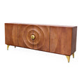 Comoda maro din lemn 180 cm Golden Sunset