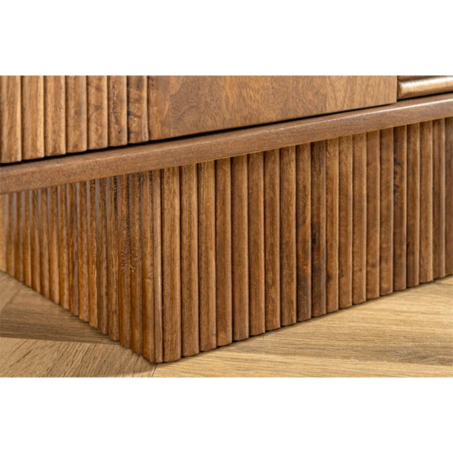 Comoda maro din lemn Art Deco Poetic