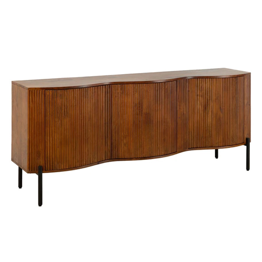 Comoda maro din lemn de mango 180 cm Grandeur