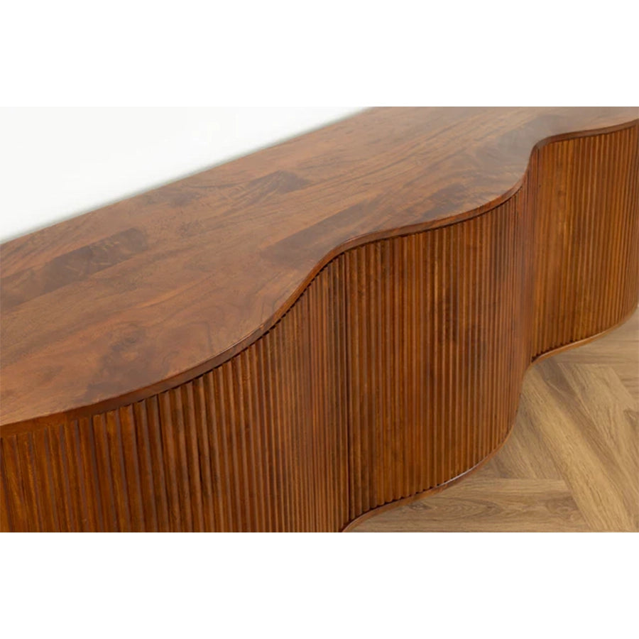 Comoda maro din lemn de mango 180 cm Grandeur