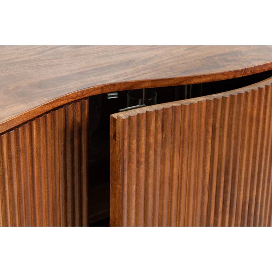 Comoda maro din lemn de mango 180 cm Grandeur