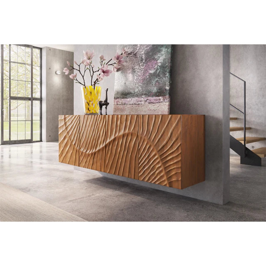 Comoda maro din lemn de mango 180 cm Scorpion