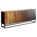 Comoda maro din lemn de mango 180 cm Shades