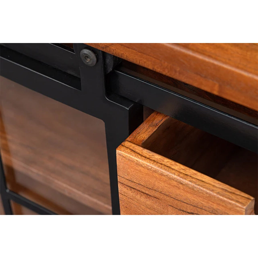 Comoda maro din lemn de salcam 150 cm Heritage
