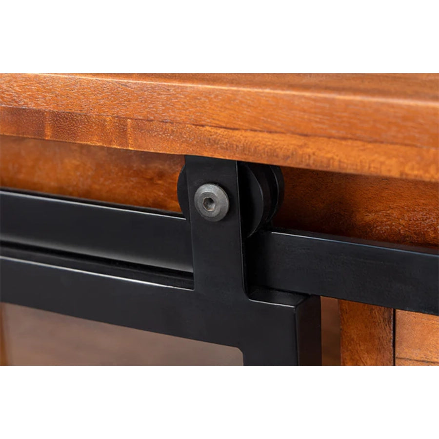 Comoda maro din lemn de salcam 150 cm Heritage