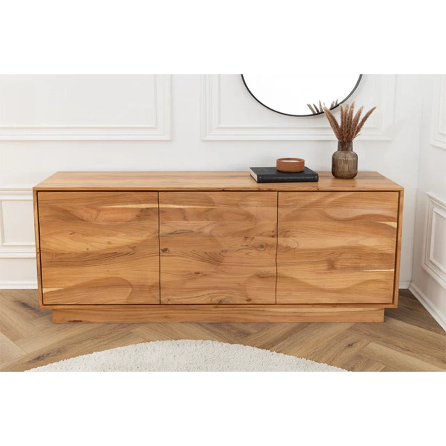 Comoda maro din lemn de salcam 160 cm Desert