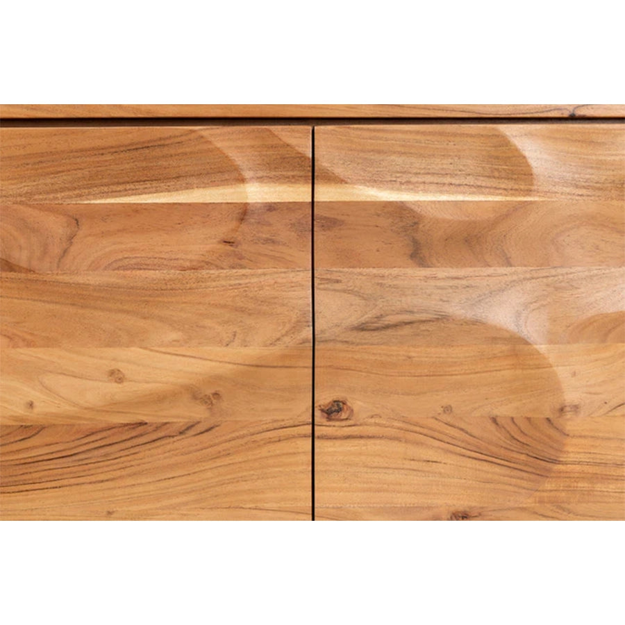 Comoda maro din lemn de salcam 160 cm Desert