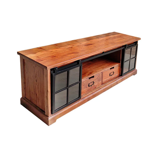 Comoda maro din lemn de salcam 160 cm Heritage