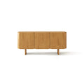 Comoda maro din lemn de stejar 160 cm Charlotte