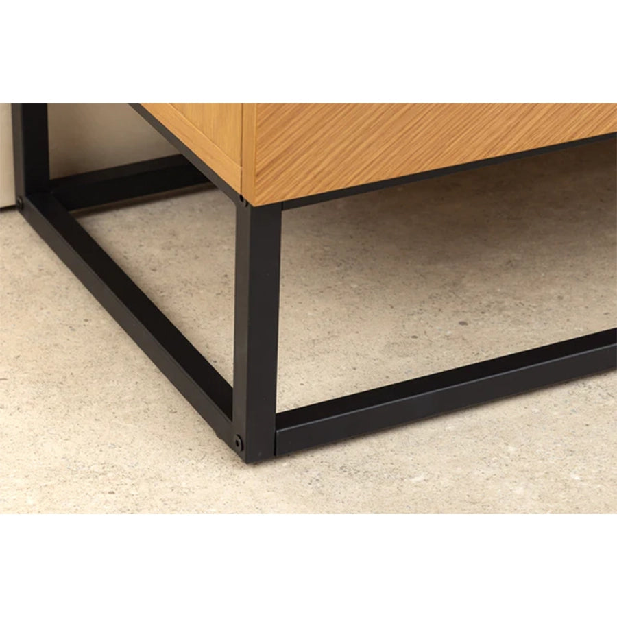 Comoda maro natur din lemn 180 cm Grandezza