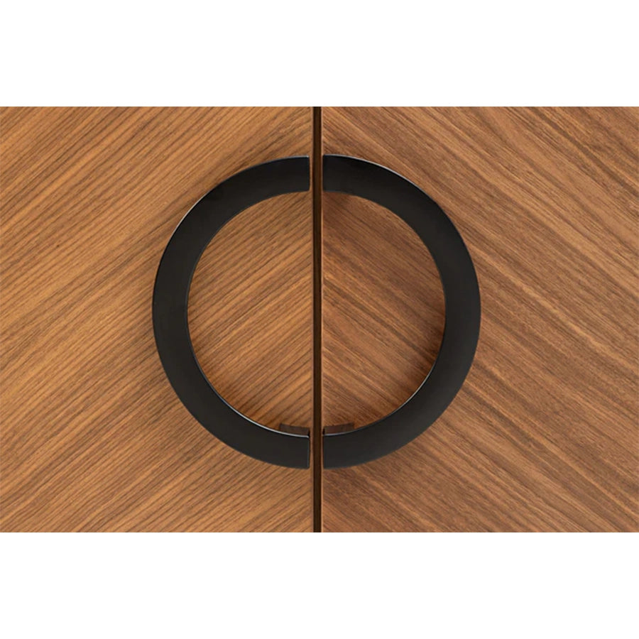Comoda maro nuc din lemn 180 cm Grandezza