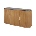 Comoda maro verde din lemn 170 cm Veneziano