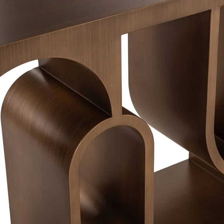 Consola gold cupru din fier 150 cm Lugano