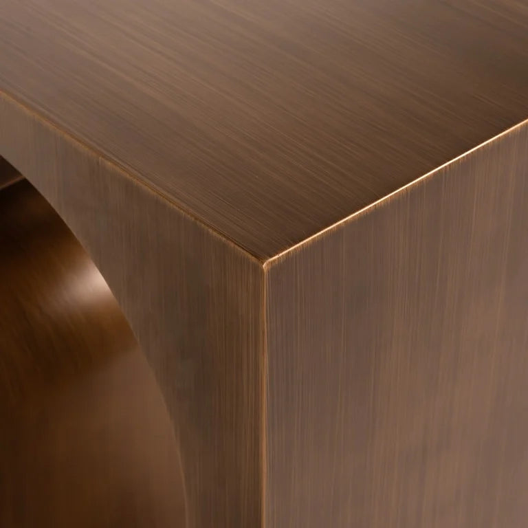 Consola gold cupru din fier 150 cm Lugano