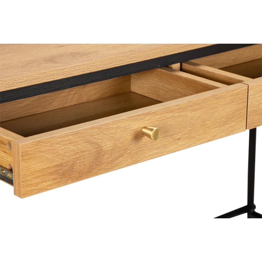 Consola maro din lemn 120 cm Atelier