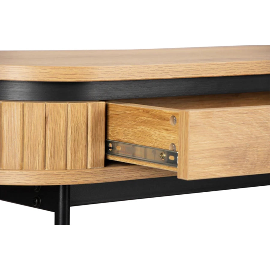 Consola maro din lemn 120 cm Atelier