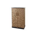 Dulap bar maro din lemn 120 cm Bodega