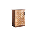 Dulap bar maro din lemn 90 cm Bodega