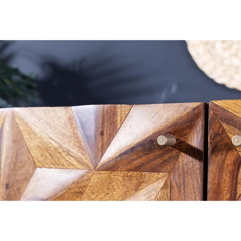 Dulap bar maro din lemn Finish Invicta Interior - Poetic Store