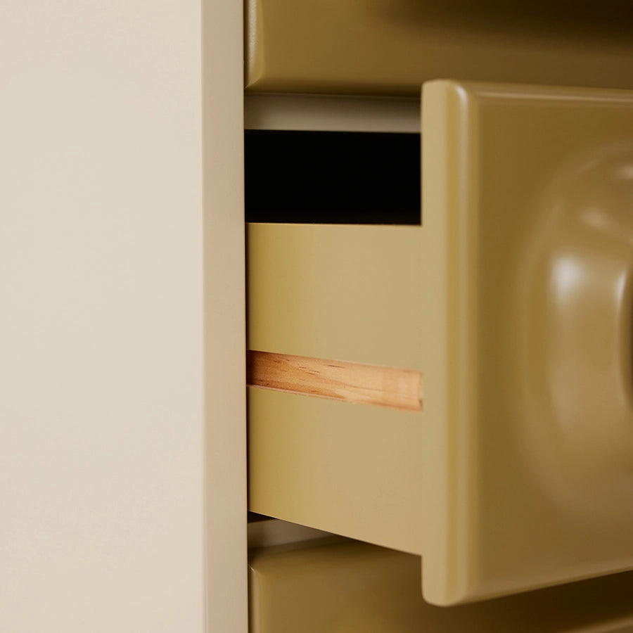 Dulap crem verde din MDF Cab HK Living