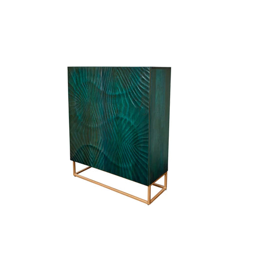 Dulap turcoaz din lemn 120 cm Scorpion