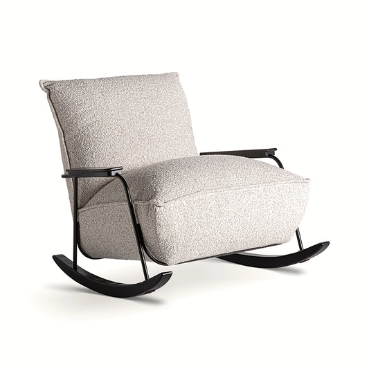 Fotoliu bej din poliester Swing Vical